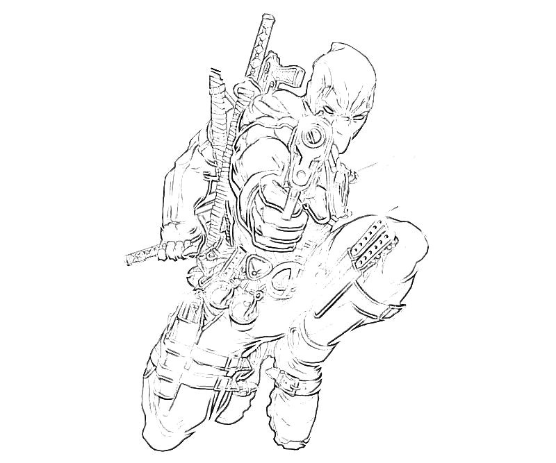 Coloriage A Imprimer Deadpool 13 Simple Coloriage Deadpool Stock