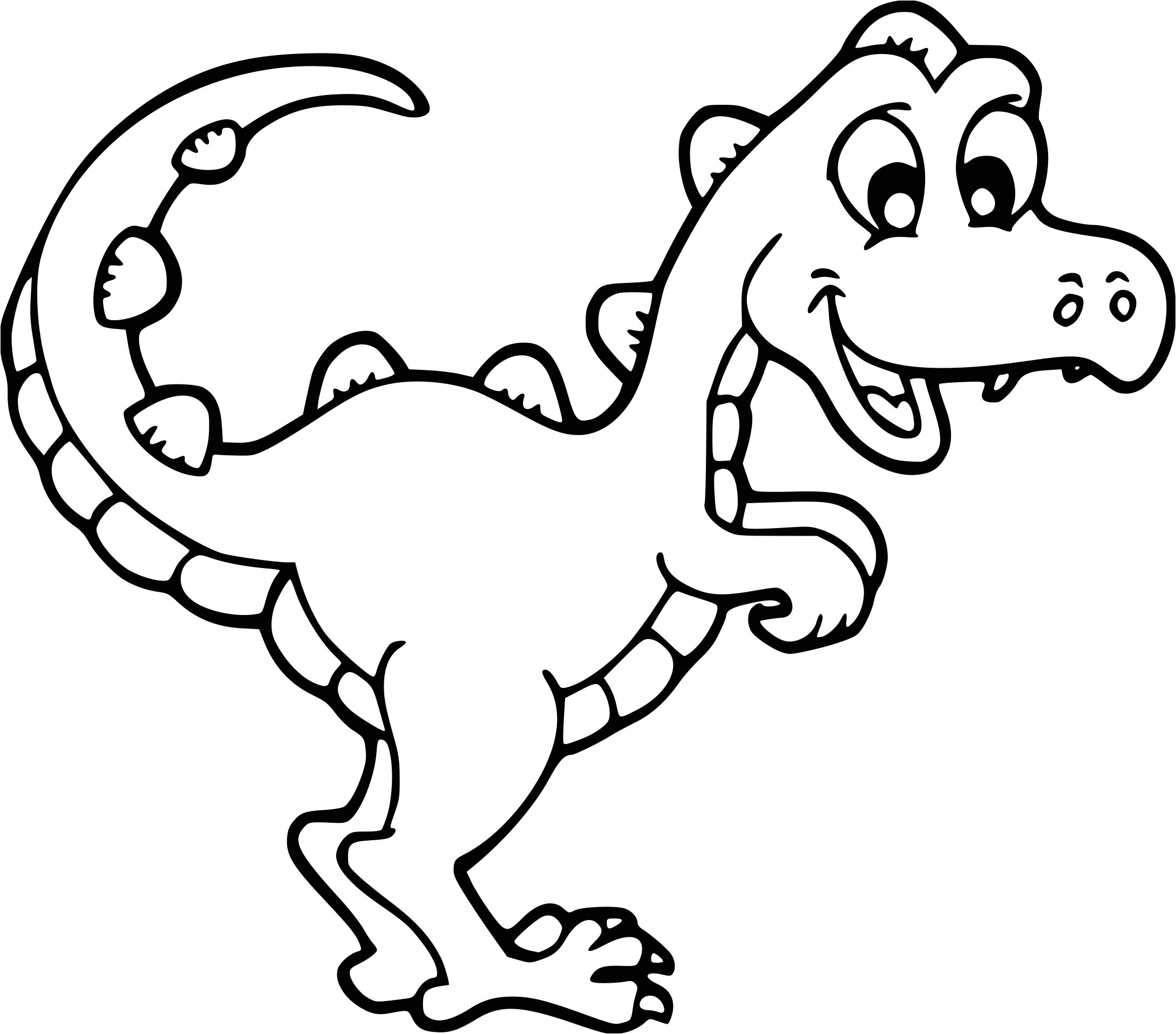 Coloriage A Imprimer Dinausaure Coloriage Dinosaure Facile à Imprimer Sur Coloriages Fo