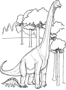 Coloriage à Imprimer Dinosaure Gratuit Dinosaur Ultrasaurus Free Printable Coloring Pages