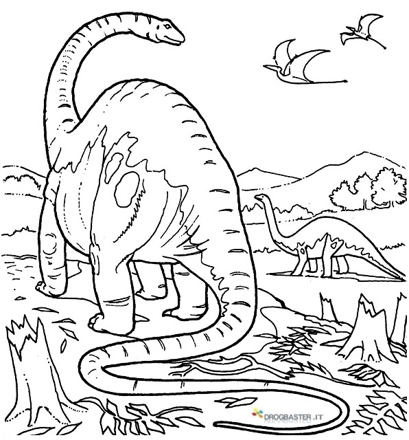 Coloriage à Imprimer Dinosaure Gratuit Disegni Dei Dinosauri Da Stampare Gratis