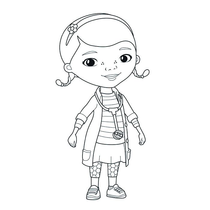 Coloriage A Imprimer Docteur La Peluche 109 Dessins De Coloriage Docteur La Peluche à Imprimer