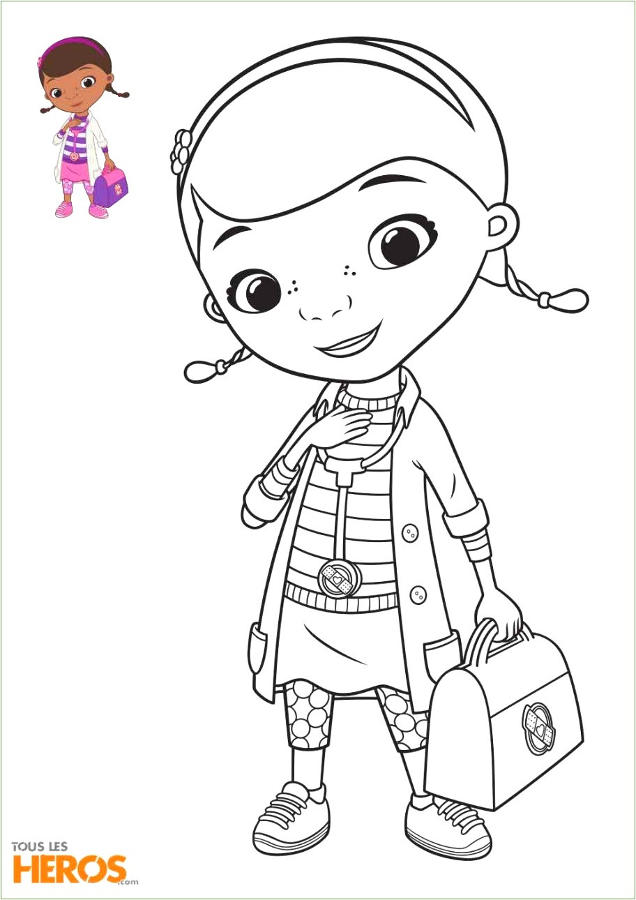 Coloriage A Imprimer Docteur La Peluche 5 Doc Mcstuffins Kleurplaten