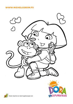 Coloriage A Imprimer Dora Et Babouche 26 Meilleures Images Du Tableau Coloriages Dora L