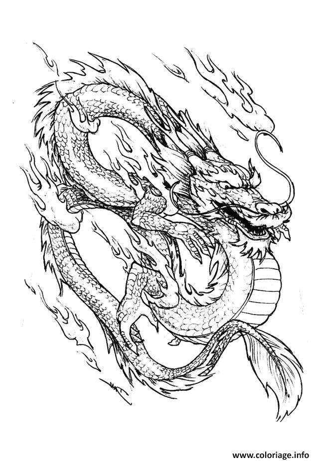 Coloriage A Imprimer Dragon 3 Coloriage Dragon Chinois 3 Jecolorie
