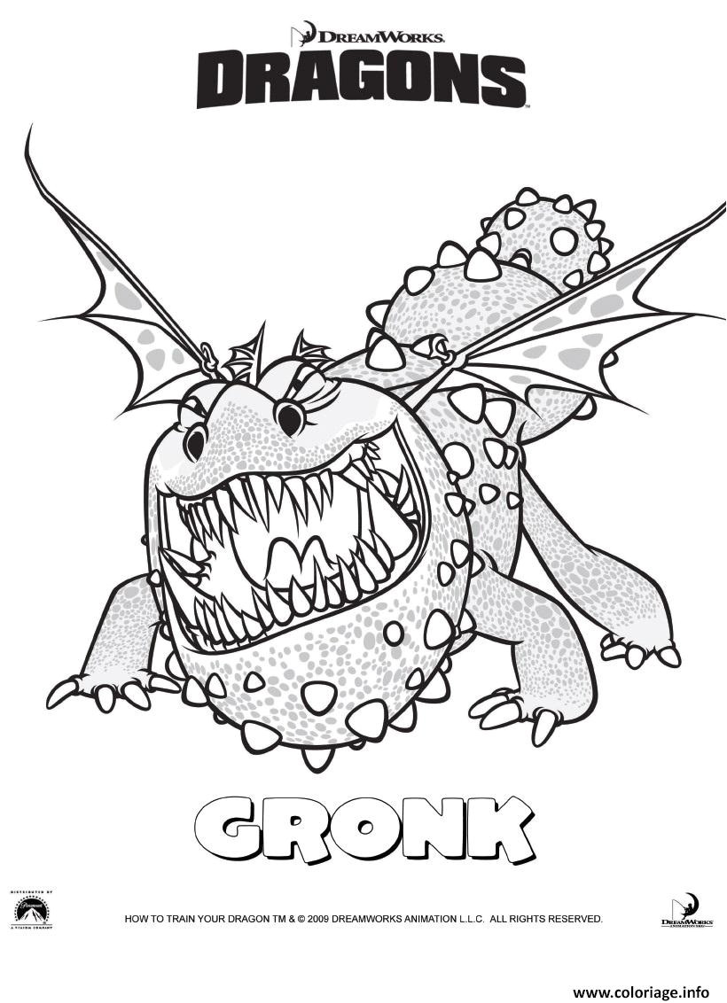 Coloriage A Imprimer Dragon 3 Coloriage Dragons Le Film Gronckle Jecolorie