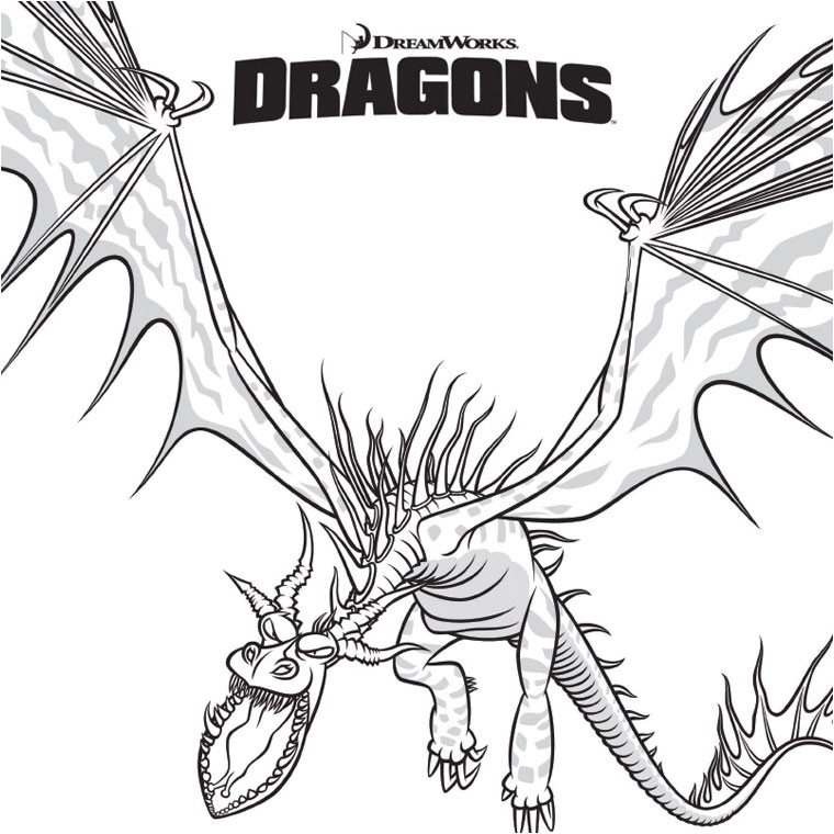 Coloriage A Imprimer Dragon 3 Dessin Colorier Dragon A 3 Tetes