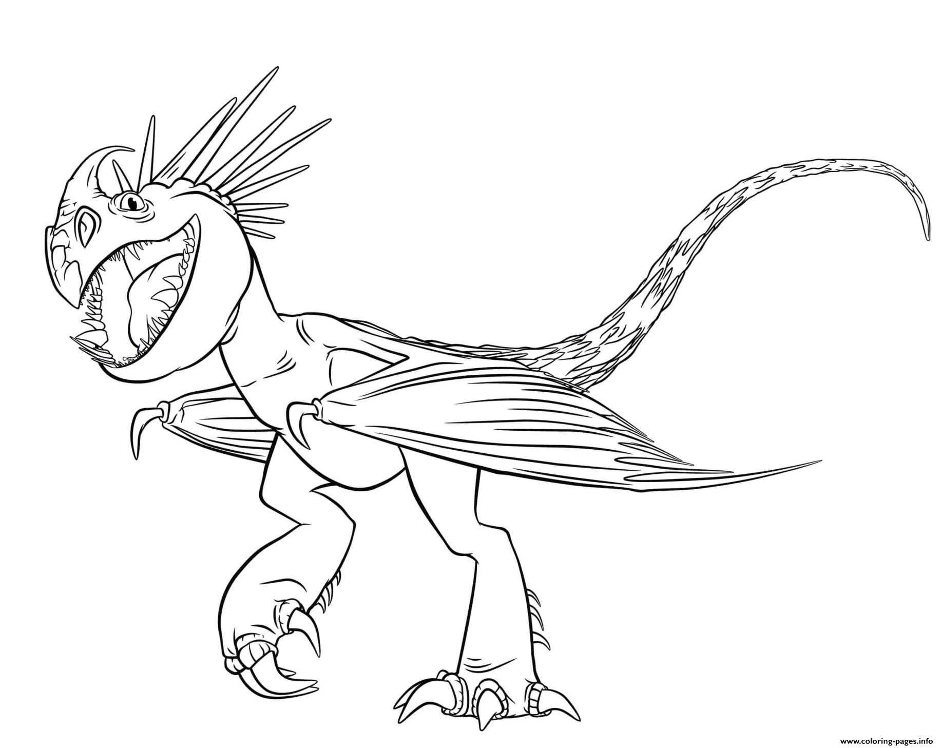 Coloriage A Imprimer Dragon 3 Stormly How to Train Your Dragon 3 Coloring Pages Printable