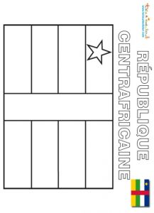 Coloriage A Imprimer Drapeaux Du Monde Coloriage Du Drapeau De La République Centrafricaine Les
