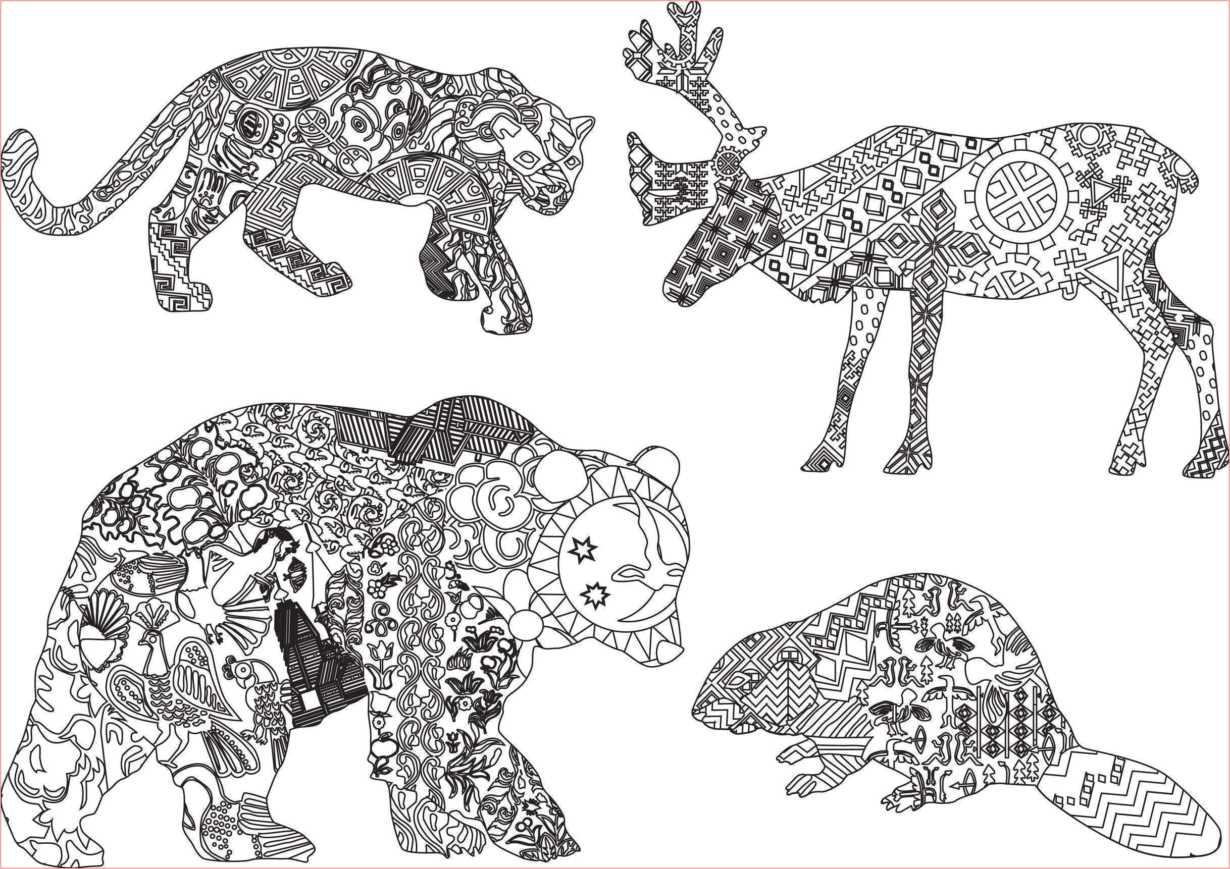 Coloriage A Imprimer Dure Imprimer Mandala Animaux Dessin A Imprimer Gratuit