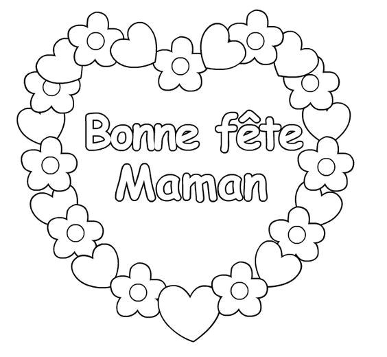 Coloriage A Imprimer Fete Des Mamans Dessin Pour Sa Maman A Imprimer