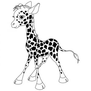 Coloriage A Imprimer Girafe Coloriage Bébé Girafe Debout A Imprimer Gratuit