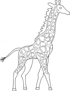 Coloriage A Imprimer Girafe Coloriage Girafe Difficile à Imprimer Sur Coloriages Fo