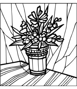 Coloriage A Imprimer Gratuit Bouquet De Fleurs Bouquet De Fleurs Coloriage De Bouquets A Imprimer