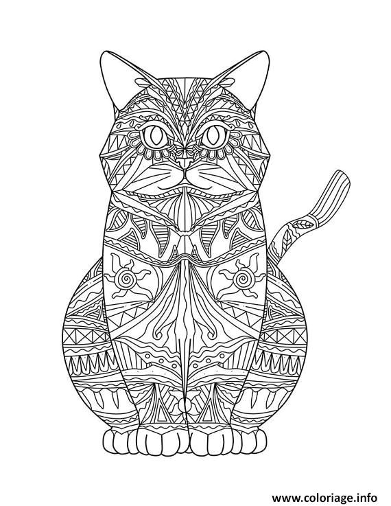 Coloriage A Imprimer Gratuit De Chaton Imprimer Mandala Animaux Dessin A Imprimer Gratuit