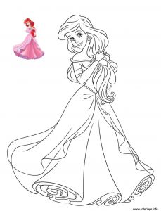 Coloriage A Imprimer Gratuit Disney Princesse Coloriage Princesse Disney Ariel Dessin