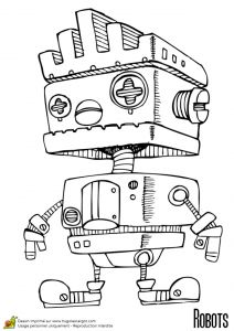Coloriage A Imprimer Gratuit Sur Hugo L Escargot Coloriage Robot Radiateur Sur Hugolescargot