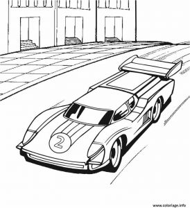 Coloriage à Imprimer Gratuit Voiture De Course Coloriage Hot Wheels Voiture De Course Jecolorie