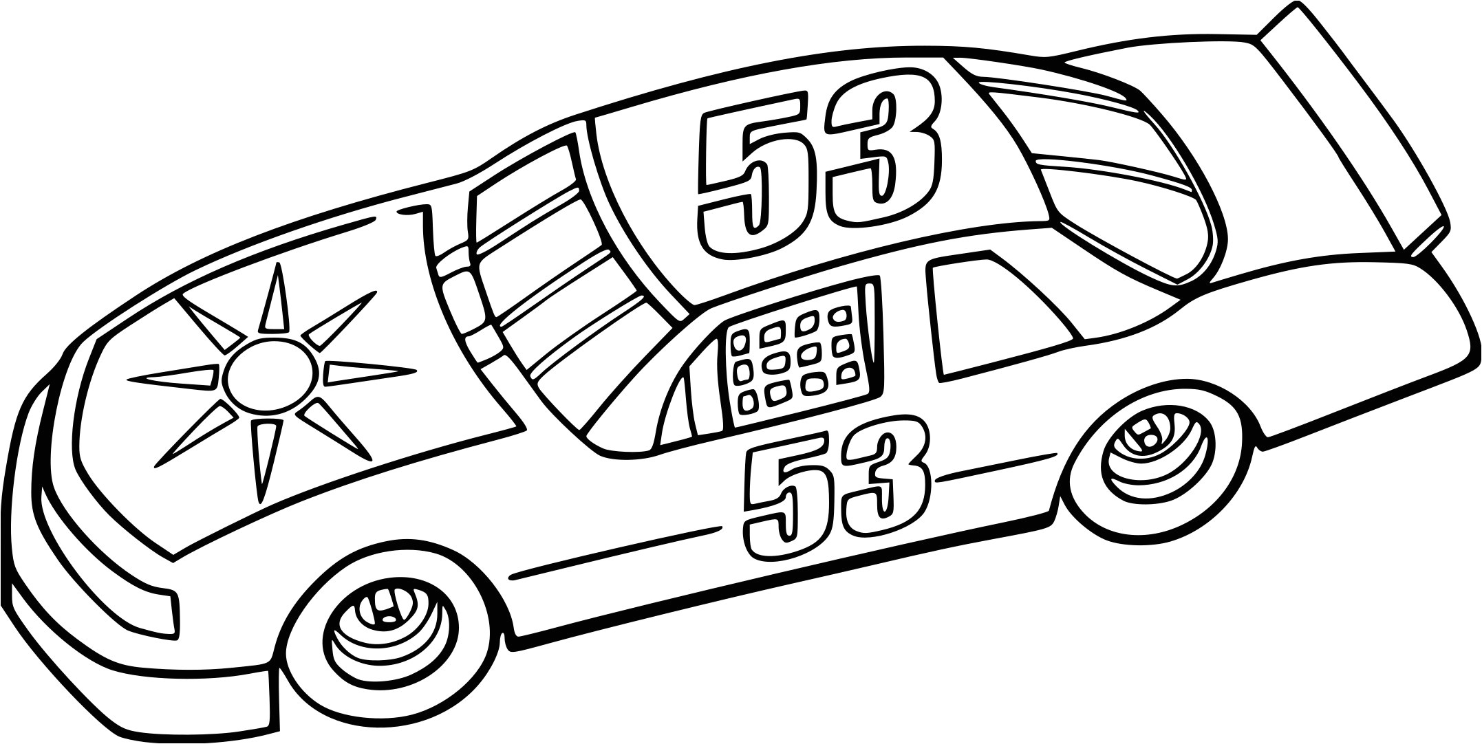 Coloriage à Imprimer Gratuit Voiture De Course Génial Coloriage A Imprimer De Voiture De Course