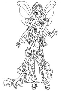 Coloriage A Imprimer Gratuit Winx Coloriage Bloom Harmonix Winx à Imprimer