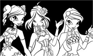 Coloriage A Imprimer Gratuit Winx Coloriage Winx Club Gratuit à Imprimer
