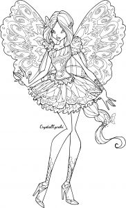Coloriage A Imprimer Gratuit Winx Nouveau Coloriage De Winx Enchantix Gratuit A Imprimer