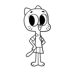 Coloriage à Imprimer Gumball Et Darwin Les 9 Meilleures Images De Gumball
