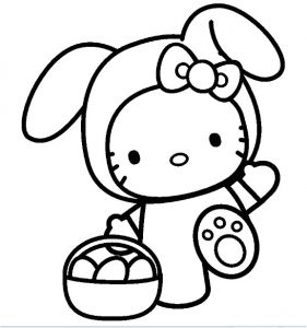 Coloriage à Imprimer Hello Kitty Coeur Coloriage Hello Kitty Avec Un Coeur A Imprimer