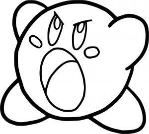 Coloriage à Imprimer Kirby Coloriage Kirby Dessin à Imprimer Sur Coloriages Fo