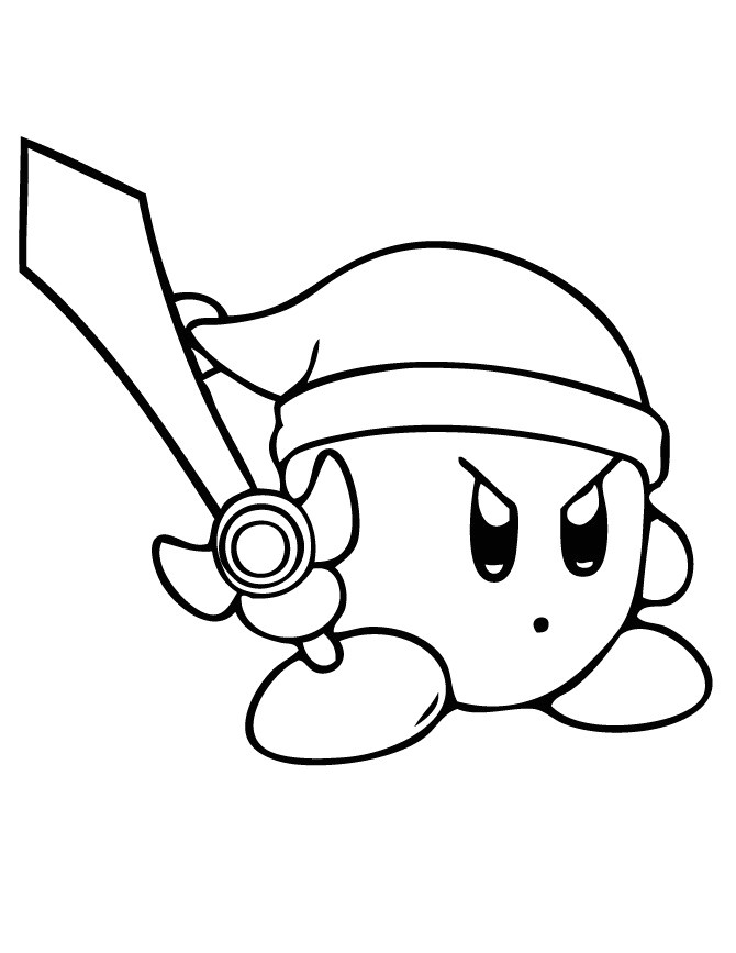 Coloriage à Imprimer Kirby Free Printable Kirby Coloring Pages for Kids
