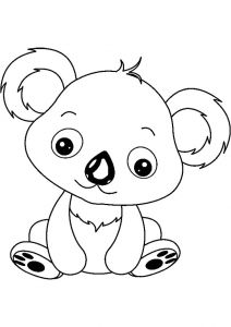 Coloriage A Imprimer Koala Coloriage Petit Koala En Ligne Dessin Gratuit à Imprimer