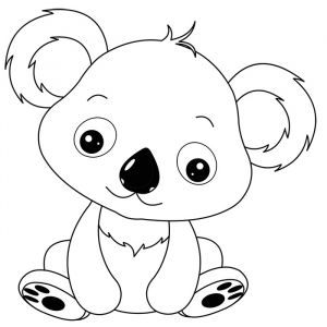 Coloriage A Imprimer Koala Dessin De Koala Hugo L Escargot