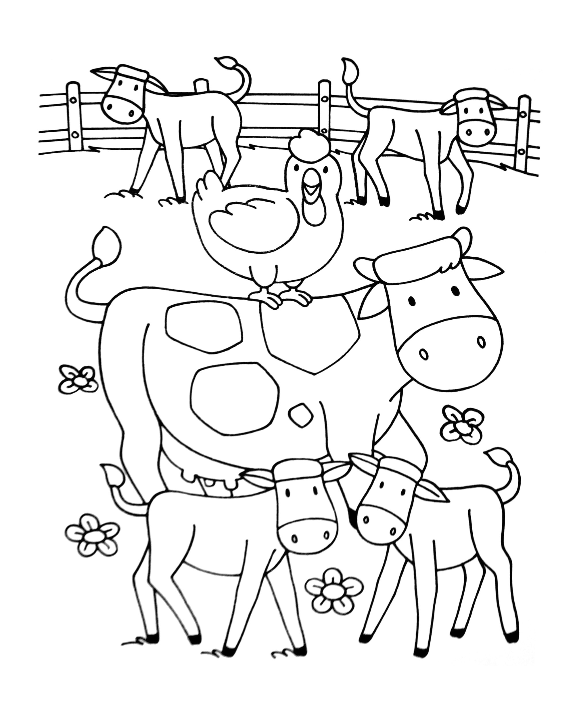Coloriage A Imprimer La Ferme A Imprimer Chats 10 Coloriage Sur La Ferme Tracteurs
