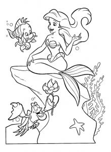 Coloriage A Imprimer La Petite Sirene Ariel Petite Sirene Disney 1 Coloriage La Petite Sirène