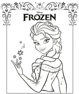 Coloriage à Imprimer La Reine Des Neiges Gratuit 20 Dessins De Coloriage Reine Des Neiges à Imprimer