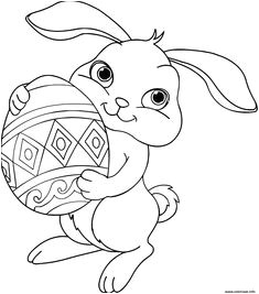 Coloriage à Imprimer Lapin 12 Meilleures Images Du Tableau Dessin De P¢ques