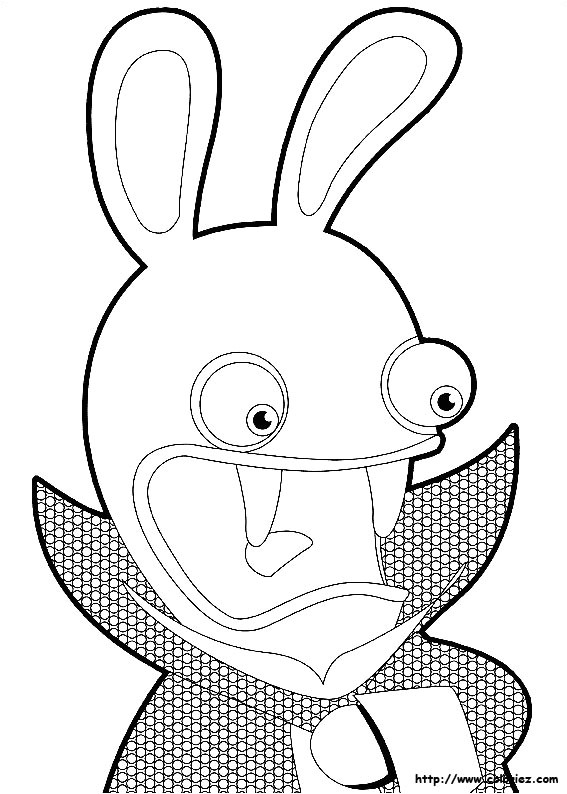 Coloriage à Imprimer Lapin Cretin Coloriage204 Coloriage De Lapin Cretin
