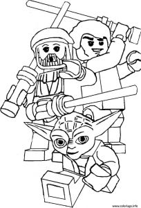 Coloriage à Imprimer Lego Star Wars Coloriage Lego Star Wars Yoda Dessin
