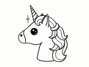 Coloriage A Imprimer Licorne Kawaii Coloriage De Licorne Kawaii How to Draw A Cute Unicorn
