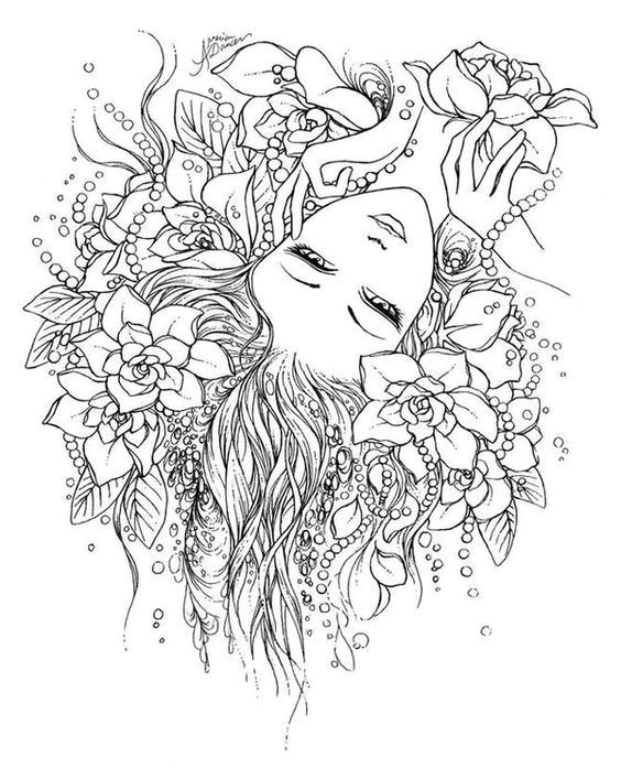 Coloriage A Imprimer Manga Fille épinglé Sur Coloring Book Pages