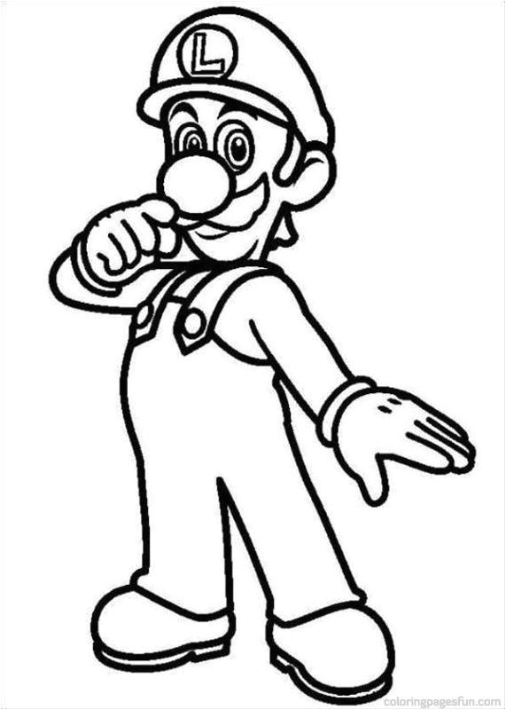 Coloriage A Imprimer Mario Et Luigi Coloriage Super Mario Bros   Imprimer Pour Les Enfants