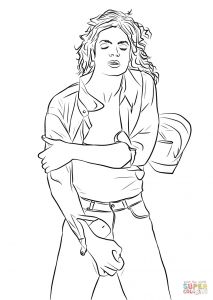 Coloriage A Imprimer Michael Jackson Belle Coloriage De Michael Jackson A Imprimer