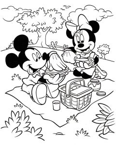 Coloriage A Imprimer Mickey Et Minnie Coloriage Mickey Et Minnie à Imprimer Family Sphere