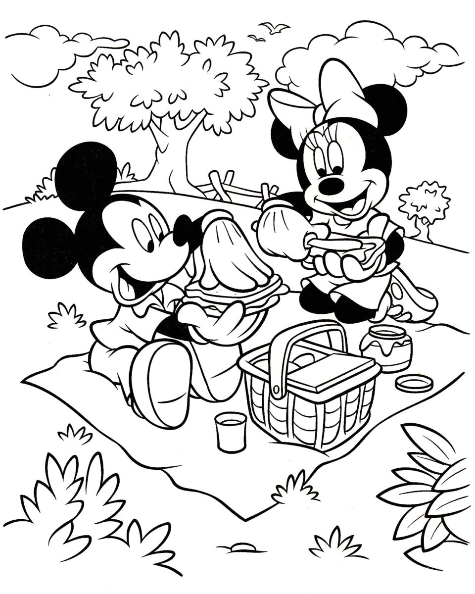 Coloriage A Imprimer Mickey Et Minnie Coloriage Mickey Et Minnie à Imprimer Family Sphere