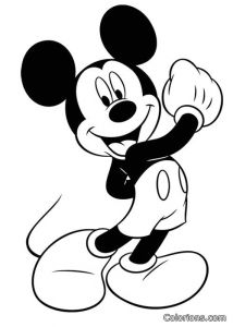 Coloriage A Imprimer Mickey Mouse Coloriage Mickey à Colorier Dessin à Imprimer