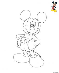 Coloriage A Imprimer Mickey Mouse Coloriage Mickey Mouse Disney Dessin