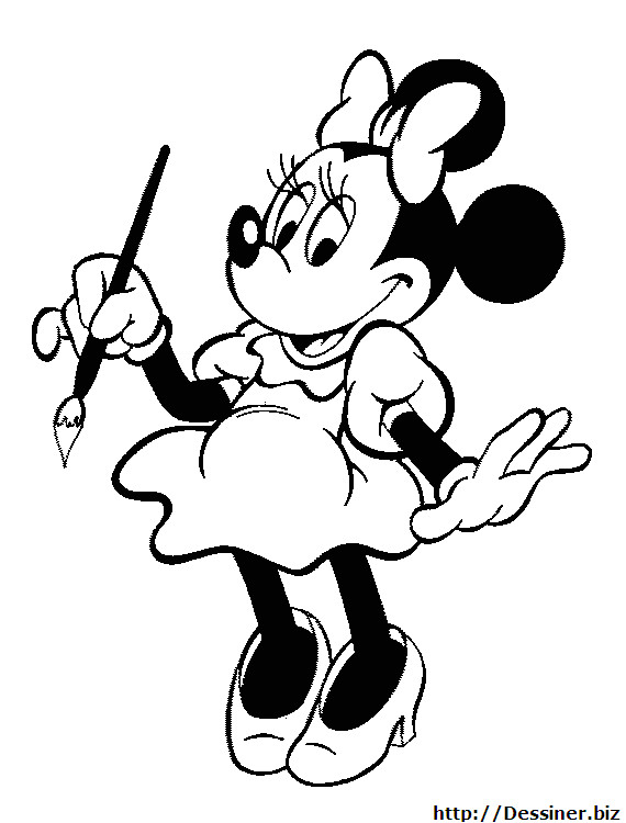 Coloriage A Imprimer Mini 41 Dessins De Coloriage Minnie à Imprimer