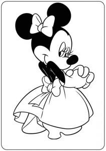 Coloriage A Imprimer Mini Dessins Sur Play the Net à Imprimer Dessin De Minnie A