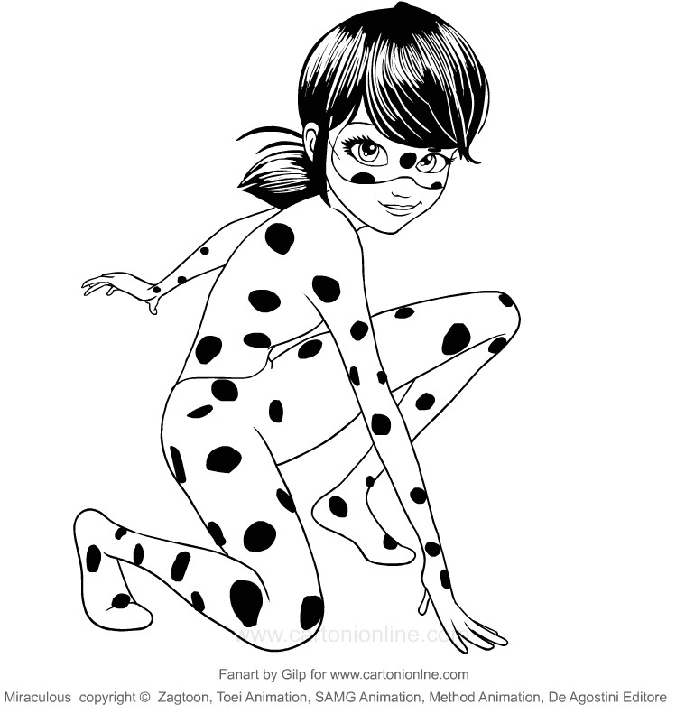 Coloriage à Imprimer Miraculous Ladybug Coloriage De Ladybug Miraculous