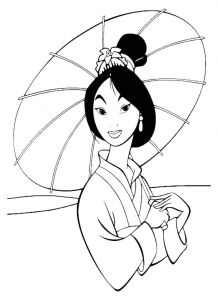 Coloriage A Imprimer Mulan Mulan 6 Coloriage Mulan Coloriages Pour Enfants