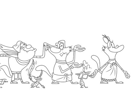 Coloriage A Imprimer Oggy Et Les Cafards Coloriage Magique Addition Coloriage Zig Et Sharko